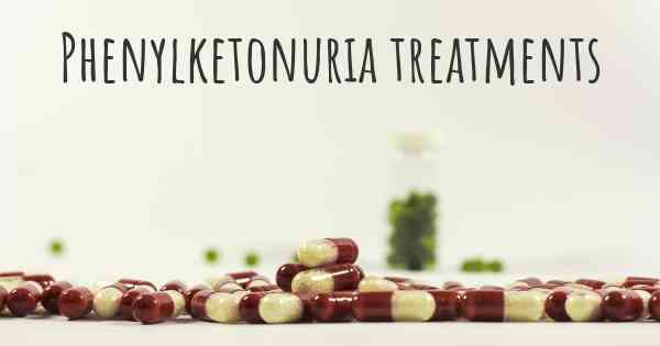 Phenylketonuria treatments