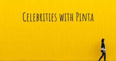 Celebrities with Pinta