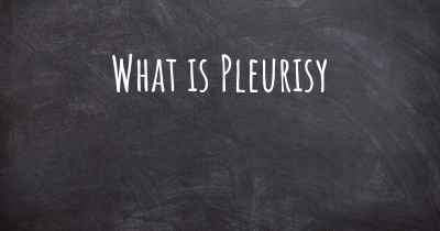 What is Pleurisy