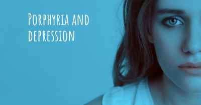 Porphyria and depression