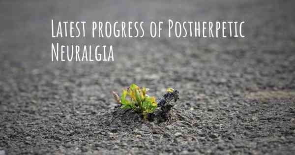 Latest progress of Postherpetic Neuralgia