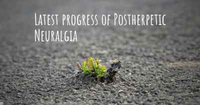 Latest progress of Postherpetic Neuralgia