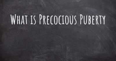 What is Precocious Puberty