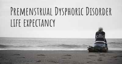 Premenstrual Dysphoric Disorder life expectancy
