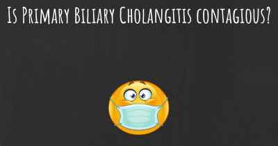 Is Primary Biliary Cholangitis contagious?