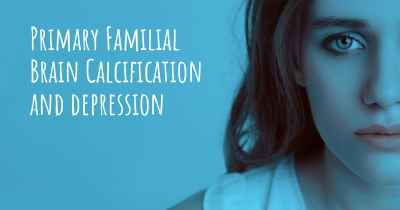 Primary Familial Brain Calcification and depression