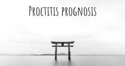 Proctitis prognosis