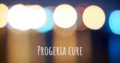 Progeria cure