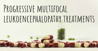 Progressive multifocal leukoencephalopathy treatments