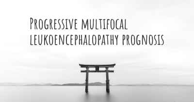 Progressive multifocal leukoencephalopathy prognosis