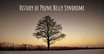 History of Prune Belly Syndrome