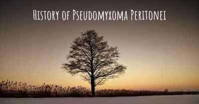 History of Pseudomyxoma Peritonei