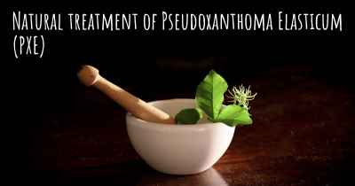 Natural treatment of Pseudoxanthoma Elasticum (PXE)