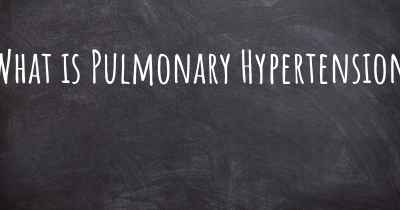 What is Pulmonary Hypertension