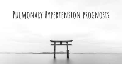 Pulmonary Hypertension prognosis