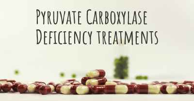 Pyruvate Carboxylase Deficiency treatments