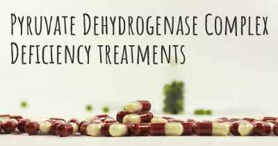 Pyruvate Dehydrogenase Complex Deficiency treatments