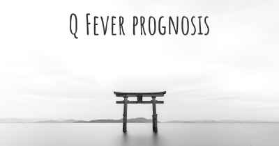 Q Fever prognosis