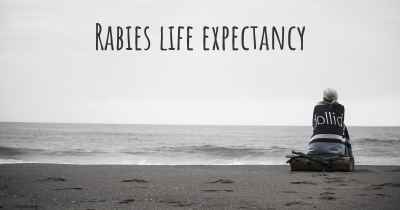 Rabies life expectancy