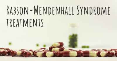 Rabson-Mendenhall Syndrome treatments