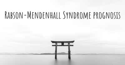 Rabson-Mendenhall Syndrome prognosis
