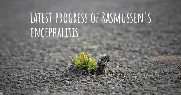 Latest progress of Rasmussen's encephalitis