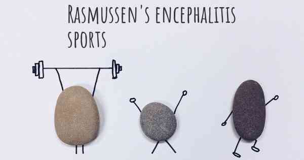 Rasmussen's encephalitis sports