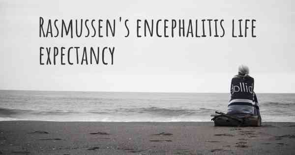 Rasmussen's encephalitis life expectancy
