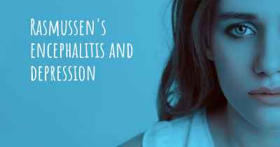 Rasmussen's encephalitis and depression