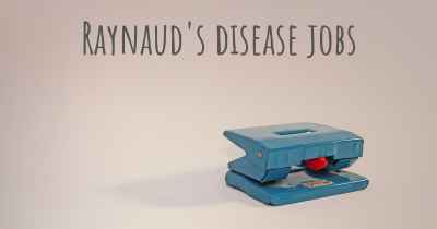 Raynaud's disease jobs