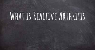 What is Reactive Arthritis