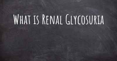 What is Renal Glycosuria
