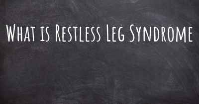 What is Restless Leg Syndrome
