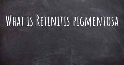 What is Retinitis pigmentosa