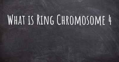 What is Ring Chromosome 4