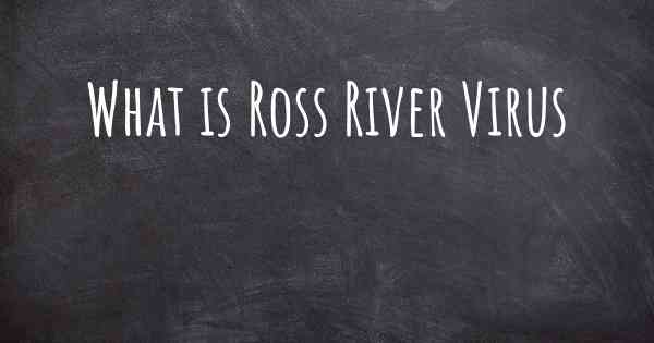 What is Ross River Virus