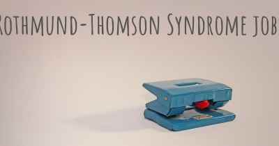 Rothmund-Thomson Syndrome jobs