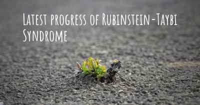Latest progress of Rubinstein-Taybi Syndrome