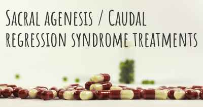 Sacral agenesis / Caudal regression syndrome treatments