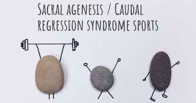 Sacral agenesis / Caudal regression syndrome sports