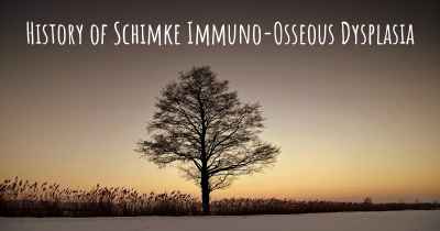 History of Schimke Immuno-Osseous Dysplasia