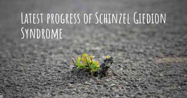 Latest progress of Schinzel Giedion Syndrome