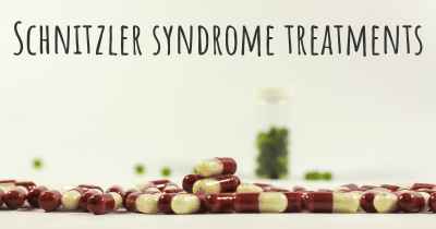 Schnitzler syndrome treatments