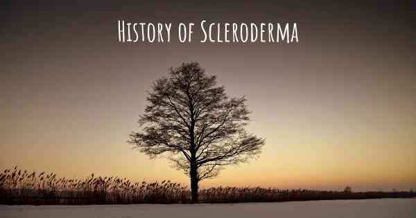 History of Scleroderma