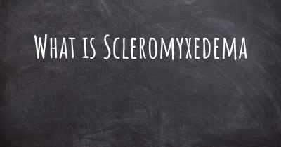 What is Scleromyxedema