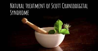 Natural treatment of Scott Craniodigital Syndrome
