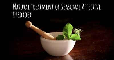 Natural treatment of Seasonal Affective Disorder