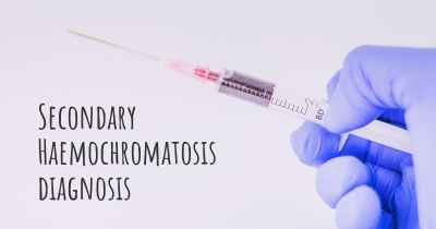 Secondary Haemochromatosis diagnosis