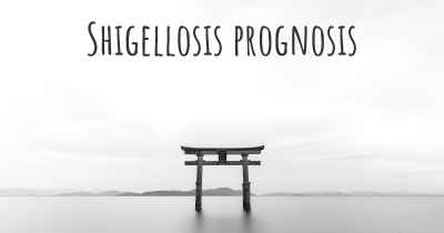 Shigellosis prognosis