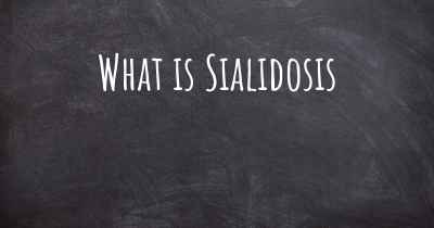 What is Sialidosis